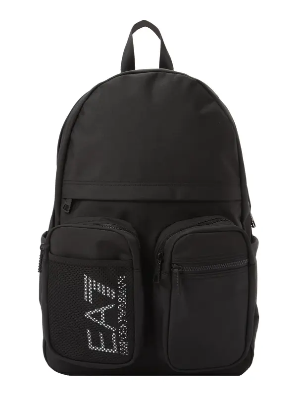 EA7 Emporio Armani EA7 Emporio Armani Ruksak  crna / bijela