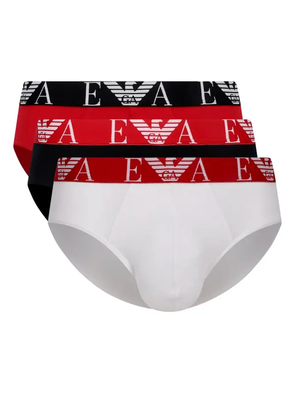 EA7 Emporio Armani EA7 Emporio Armani Slip  crvena / tamno crvena / crna / bijela