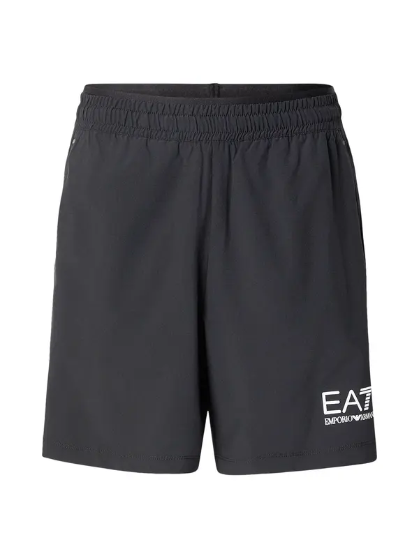 EA7 Emporio Armani EA7 Emporio Armani Sportske hlače  crna / bijela