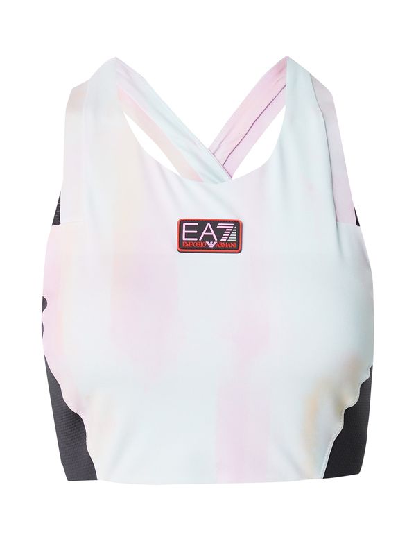 EA7 Emporio Armani EA7 Emporio Armani Sportski grudnjak  svijetloplava / roza / crvena / crna