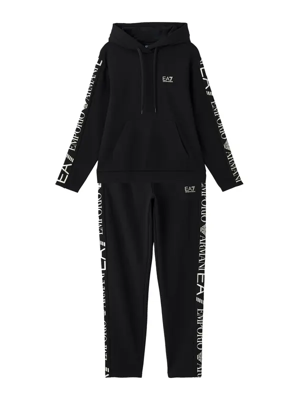 EA7 Emporio Armani EA7 Emporio Armani Sportski komplet  crna / bijela