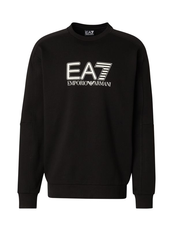 EA7 Emporio Armani EA7 Emporio Armani Sweater majica  crna / prljavo bijela