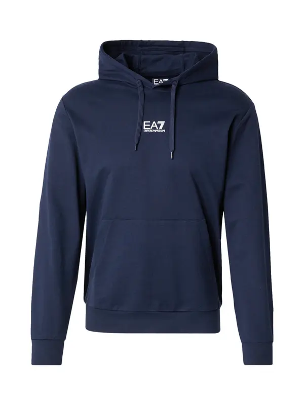 EA7 Emporio Armani EA7 Emporio Armani Sweater majica  tamno plava / bijela