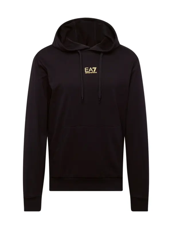 EA7 Emporio Armani EA7 Emporio Armani Sweater majica  zlatna / crna