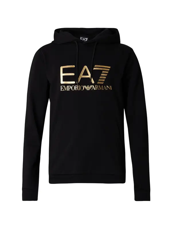 EA7 Emporio Armani EA7 Emporio Armani Sweater majica  zlatna / crna