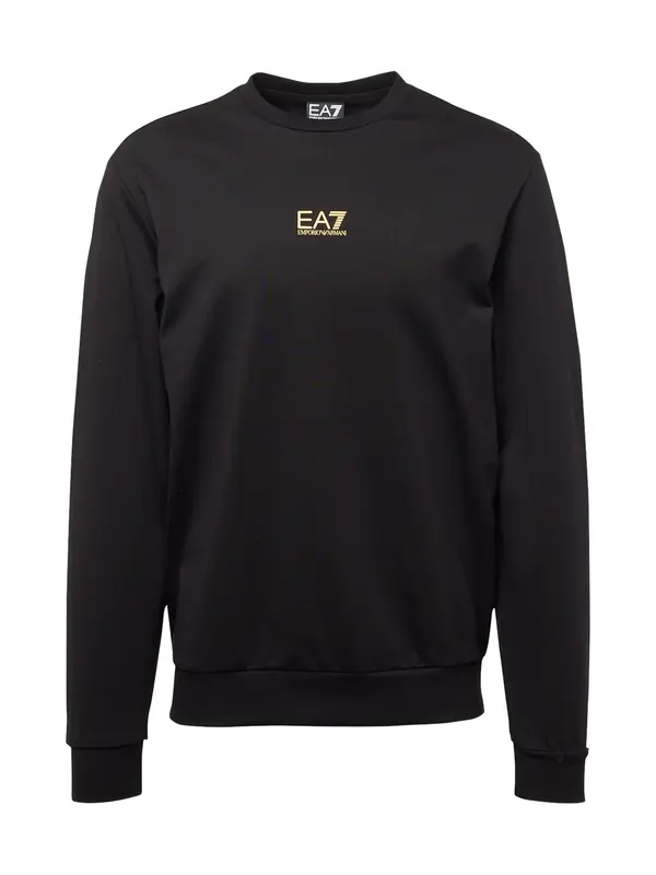 EA7 Emporio Armani EA7 Emporio Armani Sweater majica  zlatno žuta / crna
