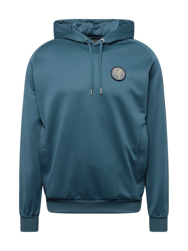 EA7 Emporio Armani EA7 Emporio Armani Sweater majica  zlatno žuta / petrol / crna