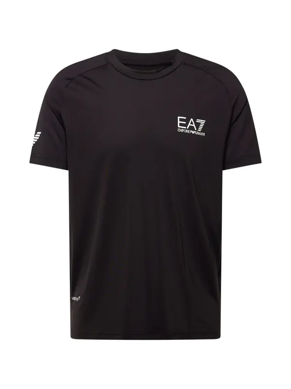 EA7 Emporio Armani EA7 Emporio Armani Tehnička sportska majica  crna / bijela