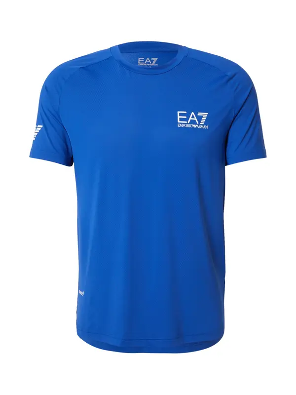 EA7 Emporio Armani EA7 Emporio Armani Tehnička sportska majica  plava / bijela