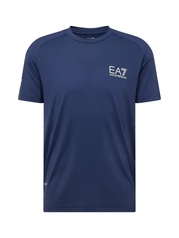 EA7 Emporio Armani EA7 Emporio Armani Tehnička sportska majica  tamno plava / bijela