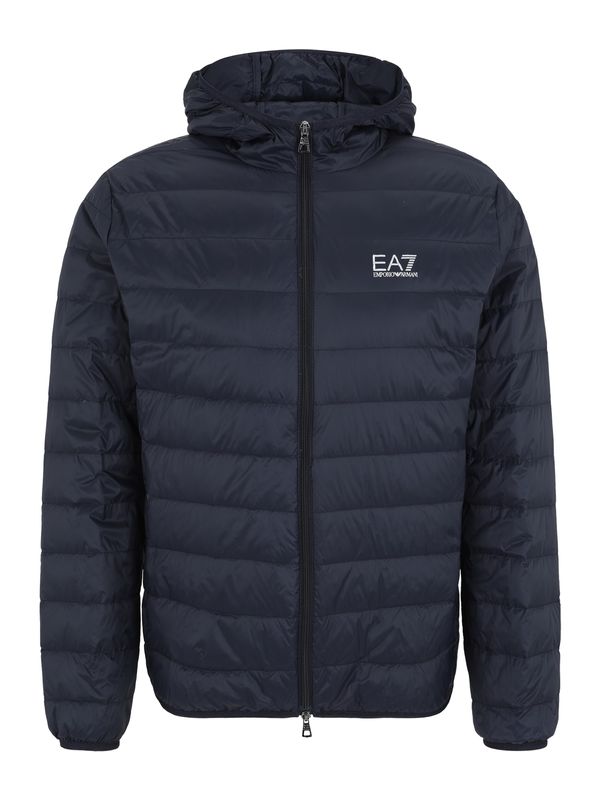 EA7 Emporio Armani EA7 Emporio Armani Zimska jakna  mornarsko plava / bijela
