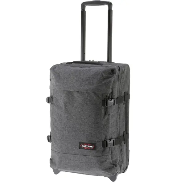 EASTPAK EASTPAK Kovčeg na kotače 'TRANVERZ S'  siva / crna melange