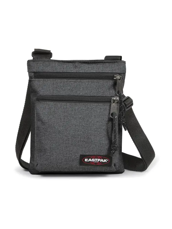 EASTPAK EASTPAK Torba preko ramena 'Rusher'  antracit siva / rubin crvena / crna / bijela