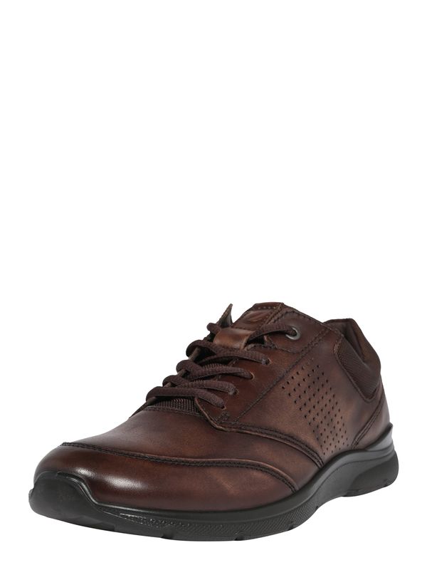 ECCO ECCO Niske tenisice 'Irving'  tamno smeđa / crna