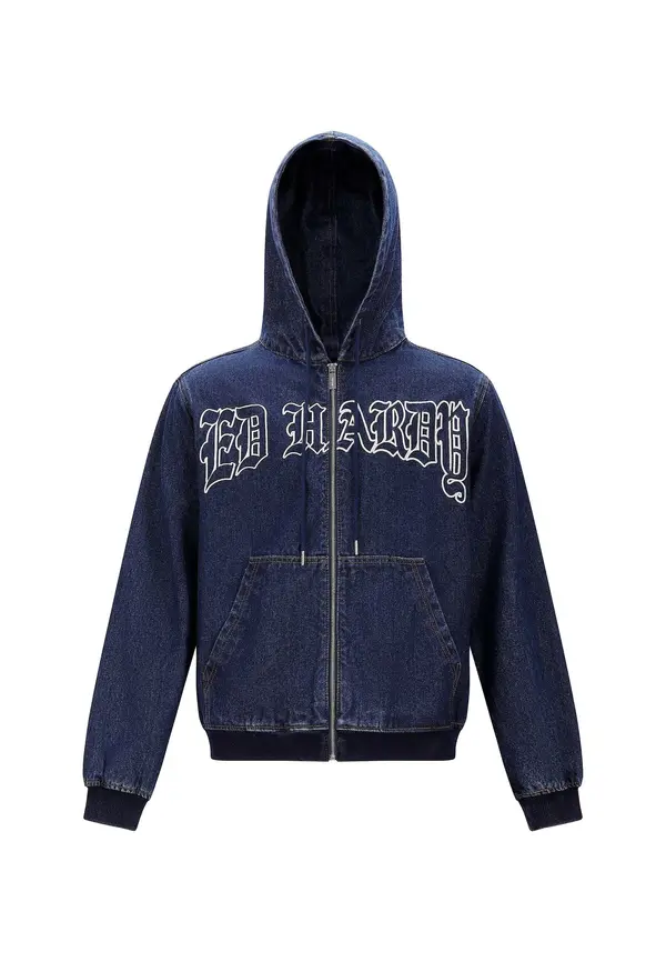 Ed Hardy Ed Hardy Gornji dio trenirke 'Flaming'  tamno plava