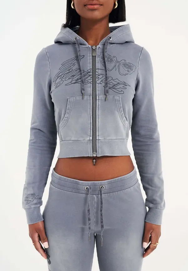Ed Hardy Ed Hardy Gornji dio trenirke  siva
