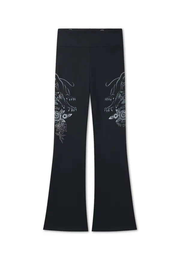 Ed Hardy Ed Hardy Hlače '1971'  crna / bijela