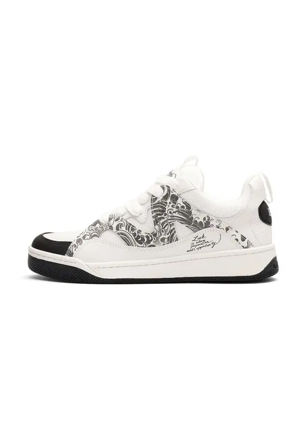 Ed Hardy Ed Hardy Niske tenisice 'Waves'  boja blata / crna / bijela