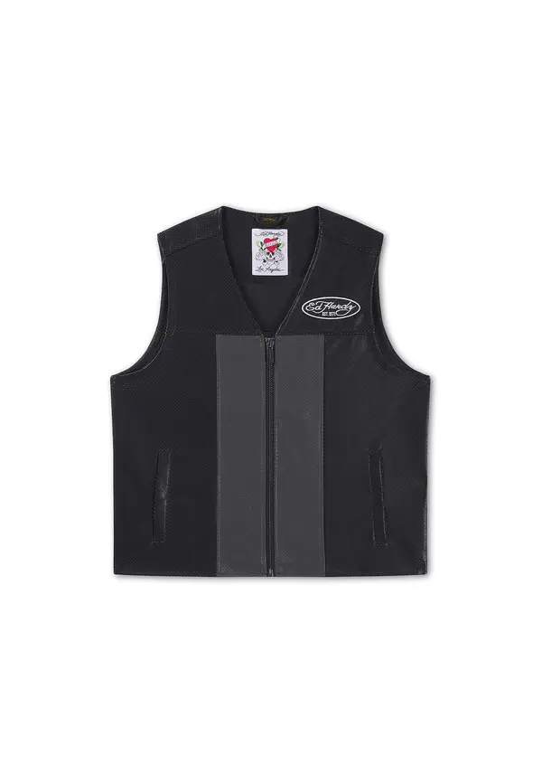 Ed Hardy Ed Hardy Prsluk  siva / crna
