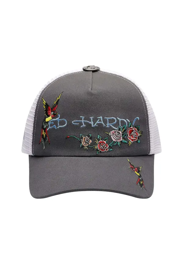 Ed Hardy Ed Hardy Šilterica 'Swallow 5 Panel'  svijetloplava / kameno siva / bijela