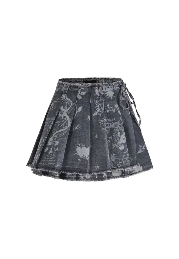 Ed Hardy Ed Hardy Suknja 'EDH'  plava