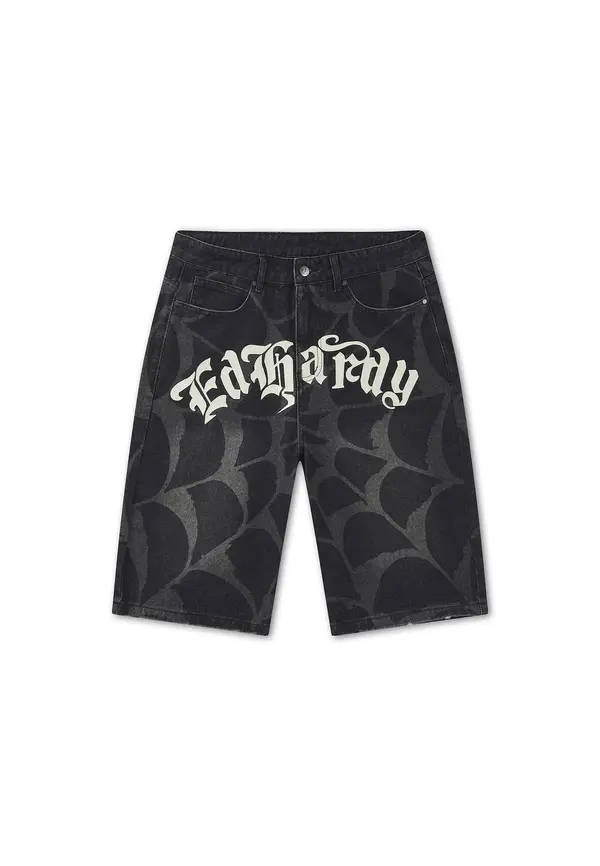 Ed Hardy Ed Hardy Traperice 'Cobweb'  tamo siva / crni traper / prljavo bijela