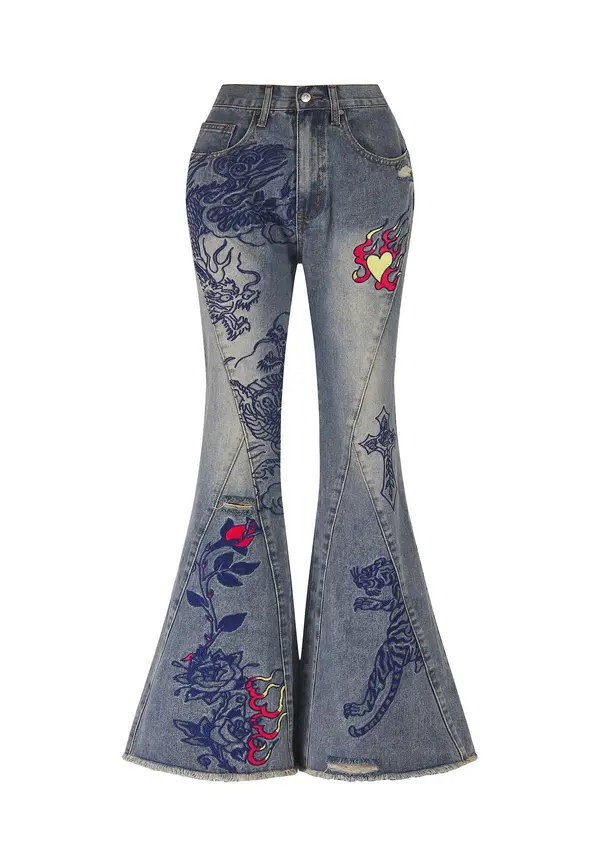 Ed Hardy Ed Hardy Traperice  plava / crvena