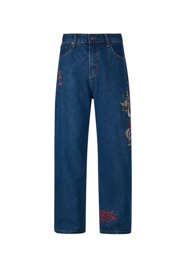 Ed Hardy Ed Hardy Traperice  plavi traper / miks boja