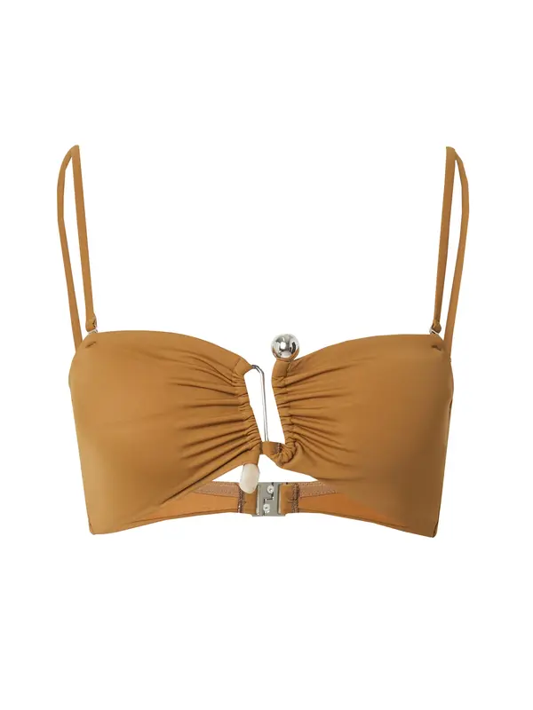 EDITED EDITED Bikini gornji dio 'Alaia'  smeđa / brokat