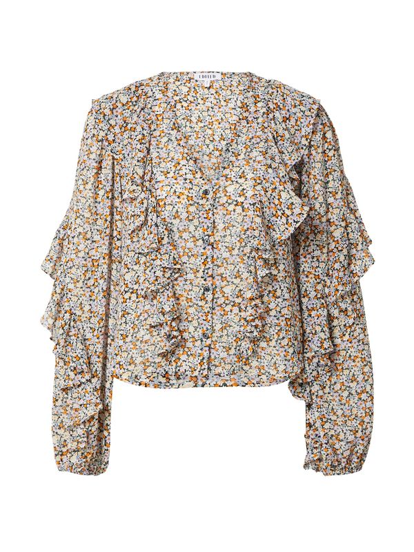 EDITED EDITED Bluza 'Ellis'  svijetloplava / narančasta / bijela