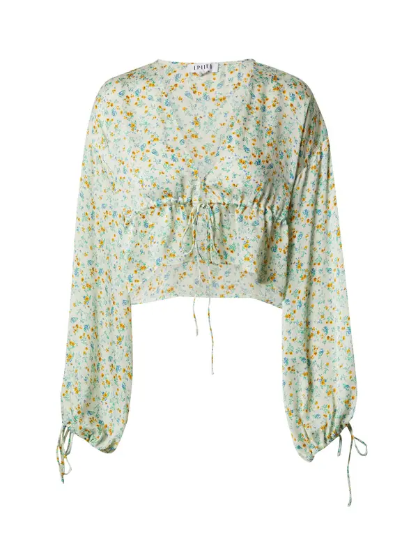 EDITED EDITED Bluza 'Elsie'  bež / plava / žuta / zelena