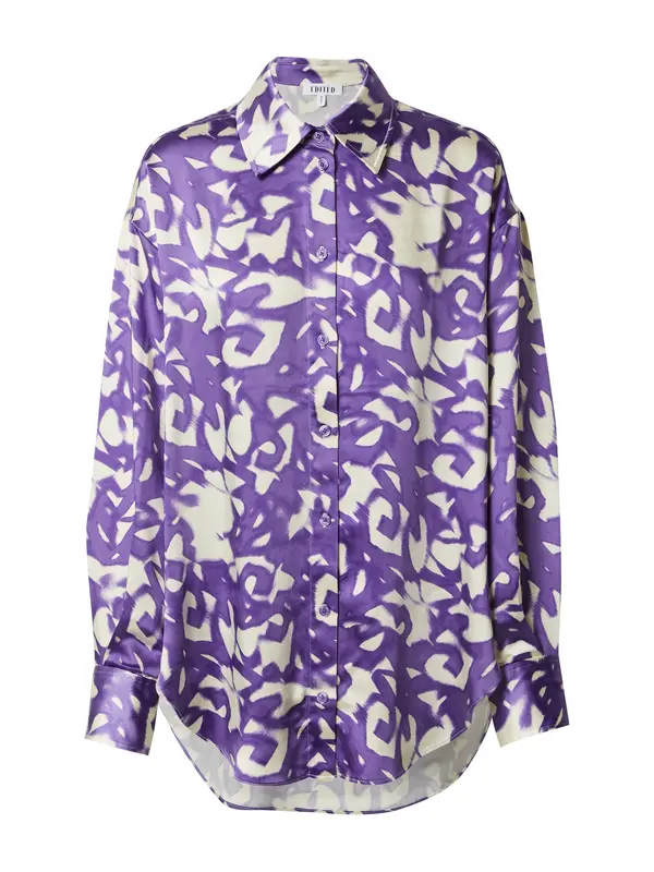 EDITED EDITED Bluza  ljubičasta / bijela