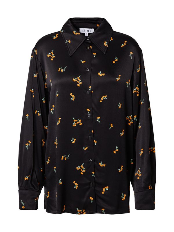 EDITED EDITED Bluza 'Ramona'  pastelno zelena / narančasta / crna