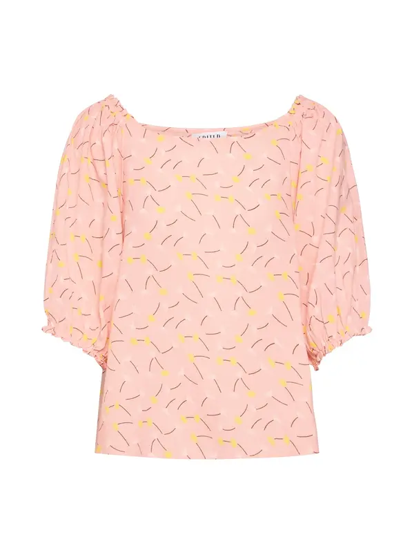 EDITED EDITED Bluza 'Rixa'  smeđa / žuta / roza