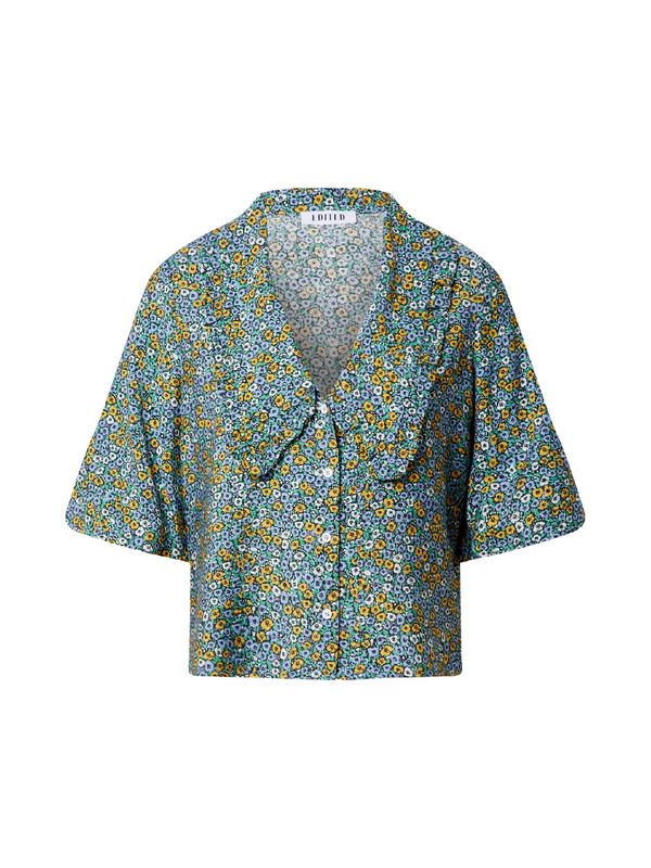 EDITED EDITED Bluza 'Selene'  plava / žuta / zelena / bijela