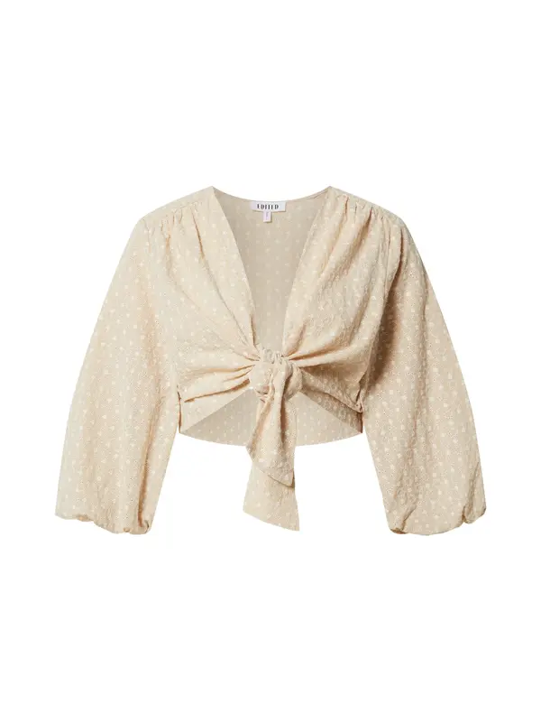 EDITED EDITED Bluza 'Tia'  svijetlobež / bijela