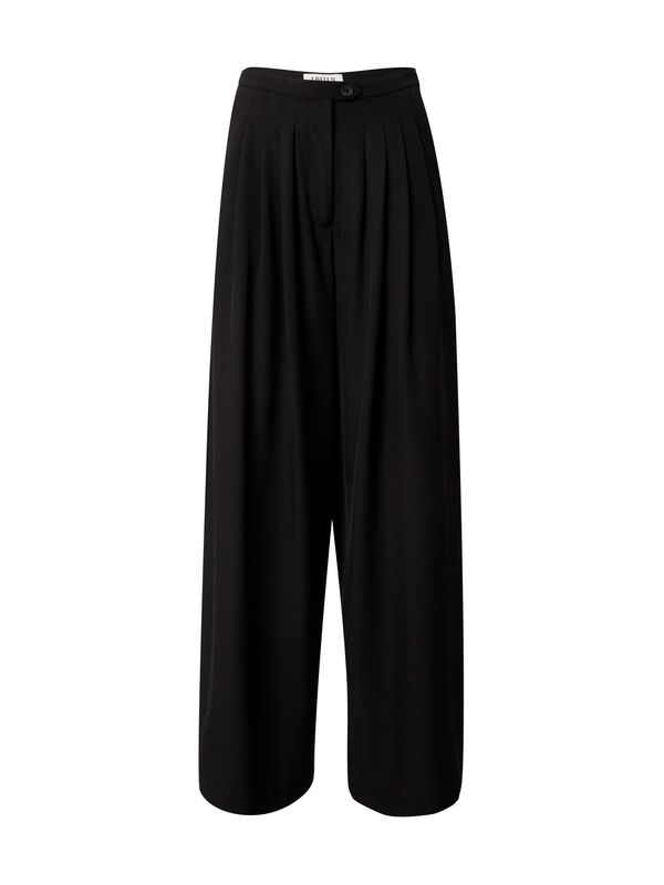 EDITED EDITED Hlače s naborima 'Sandy'  crna