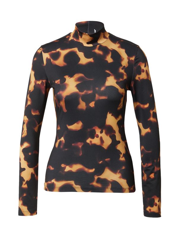 EDITED EDITED Majica 'Manon'  smeđa / crna