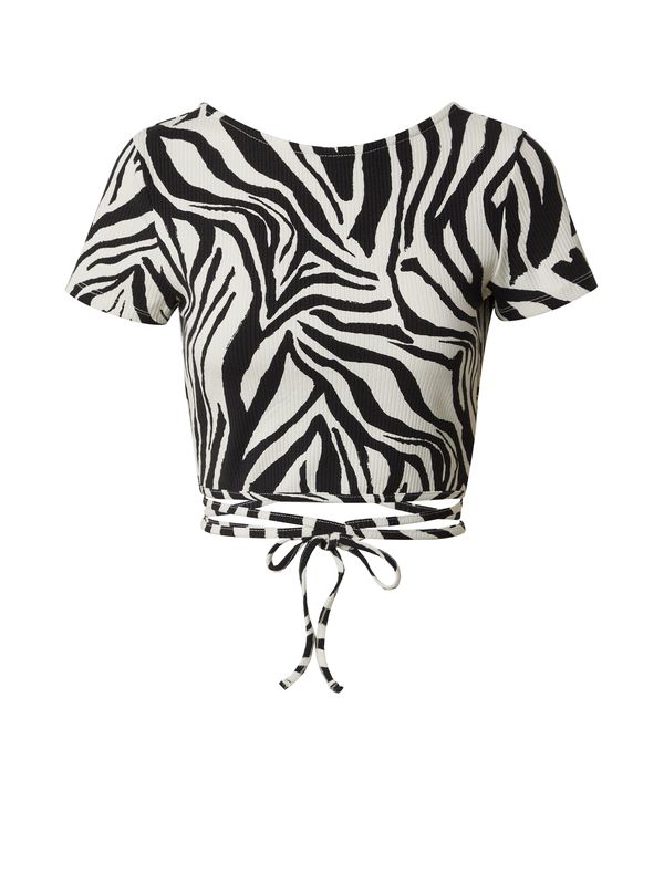 EDITED EDITED Majica 'River'  crna / bijela