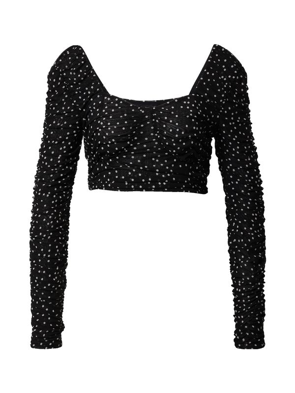 EDITED EDITED Majica 'Vally'  crna / bijela