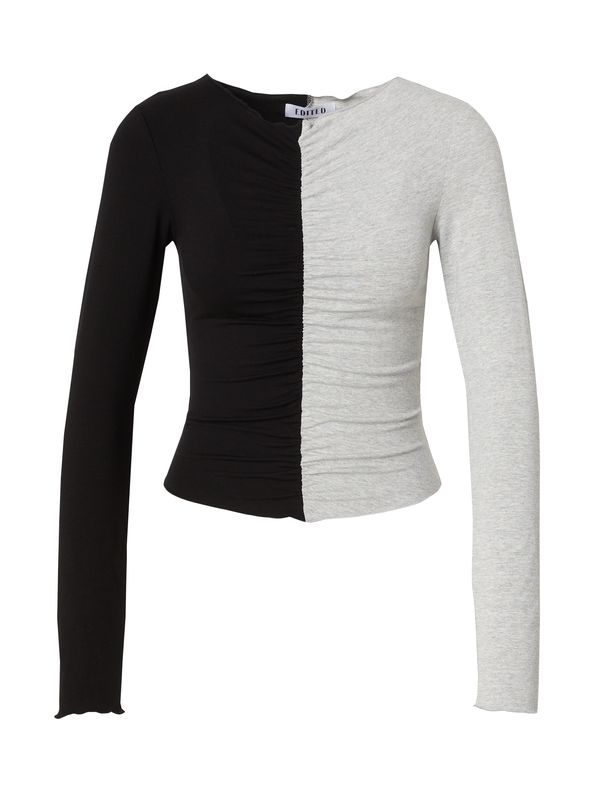 EDITED EDITED Majica 'Xuki'  siva / crna