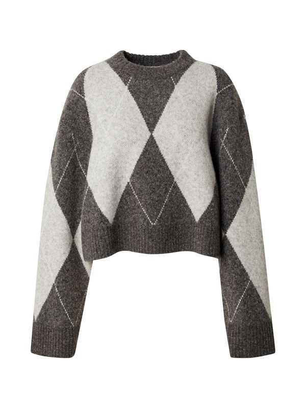 EDITED EDITED Pulover 'Doro Jumper'  tamo siva / bijela