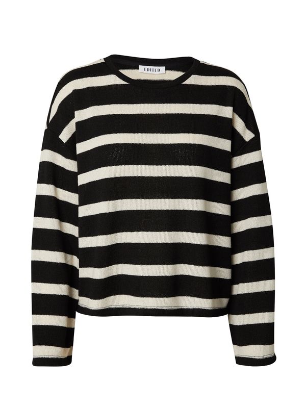 EDITED EDITED Pulover 'Lonie'  crna / bijela