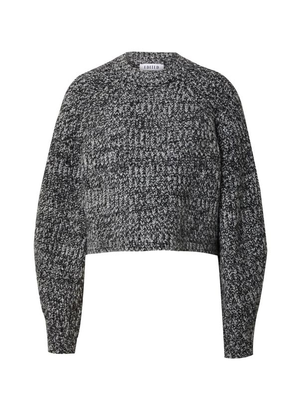 EDITED EDITED Pulover 'Martje'  crna / bijela melange