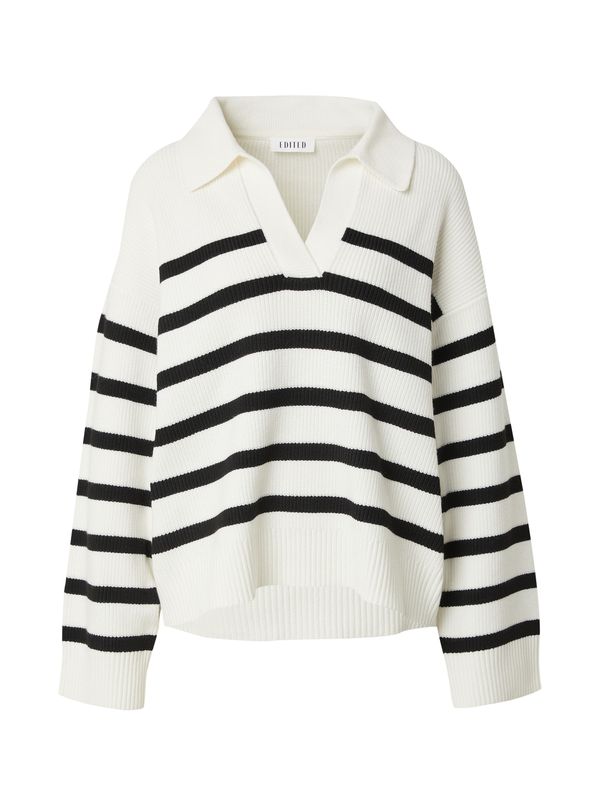 EDITED EDITED Pulover 'Taria'  crna / bijela