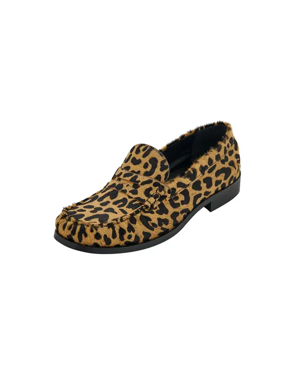 EDITED EDITED Slip On cipele 'Clara'  smeđa / crna