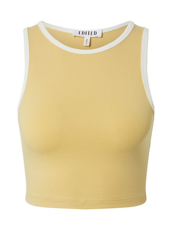 EDITED EDITED Top 'Lenni'  žuta / bijela