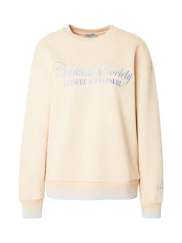 Eight2Nine Eight2Nine Sweater majica  boja pijeska / svijetloplava