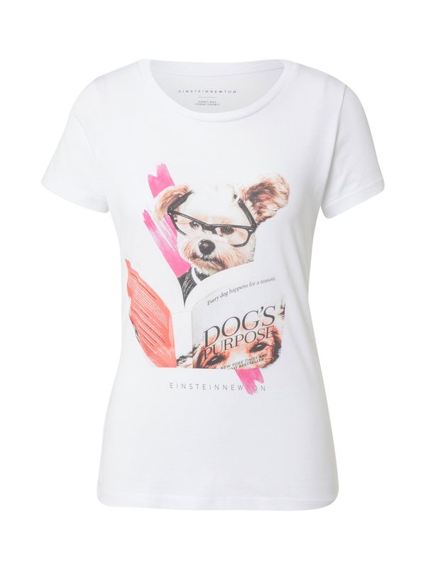 EINSTEIN & NEWTON EINSTEIN & NEWTON Majica 'Hund Buch'  narančasta / pastelno narančasta / roza / crna / bijela