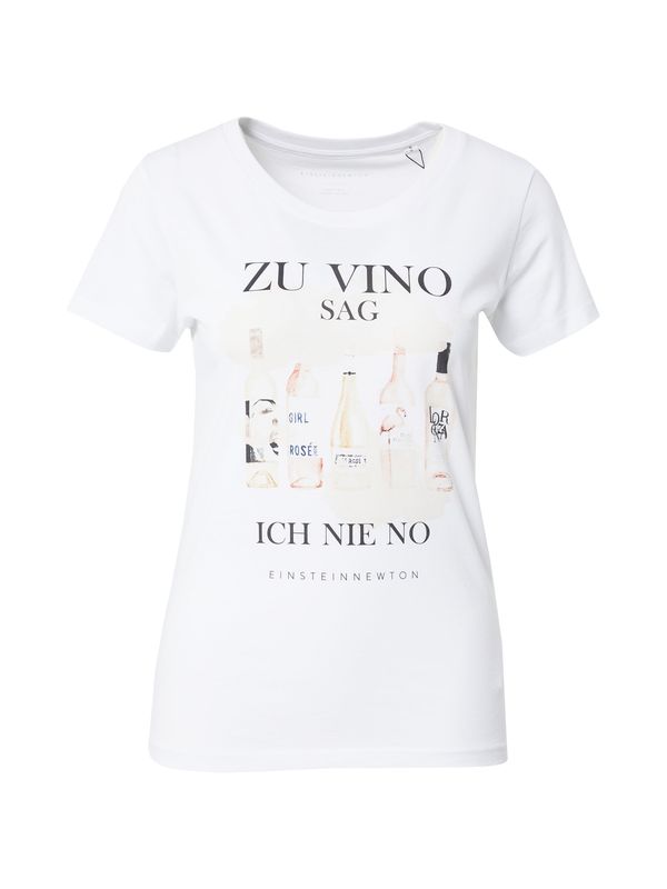 EINSTEIN & NEWTON EINSTEIN & NEWTON Majica  tamno plava / svijetlosmeđa / crna / bijela